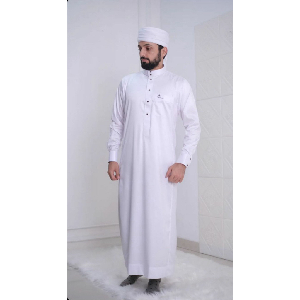 Jubah Thuba Polos Manset Dewasa