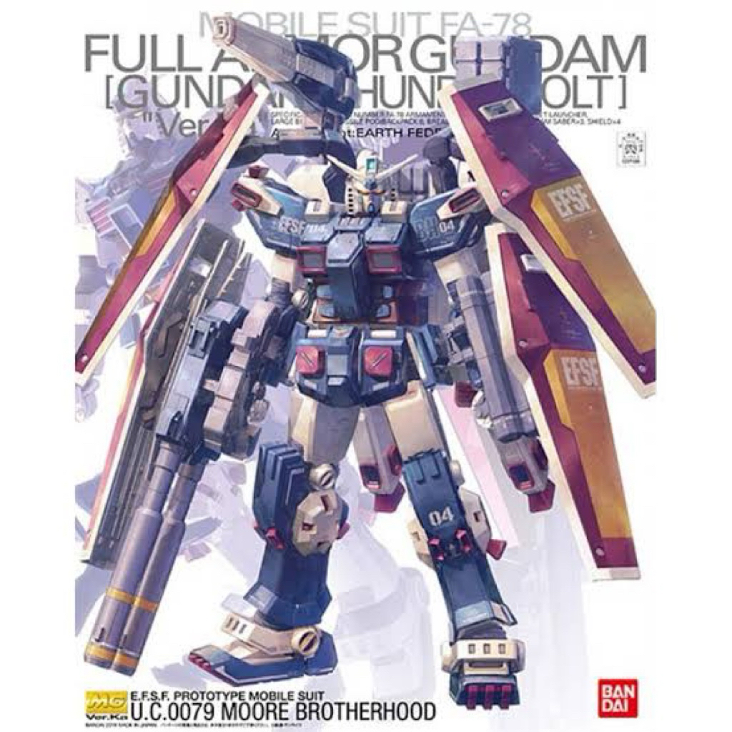 MG FULL ARMOR THUNDERBOLT GUNDAM VER.KA (GUNDAM THUNDERBOLT VER.) 1/100 Original Bandai NEW
