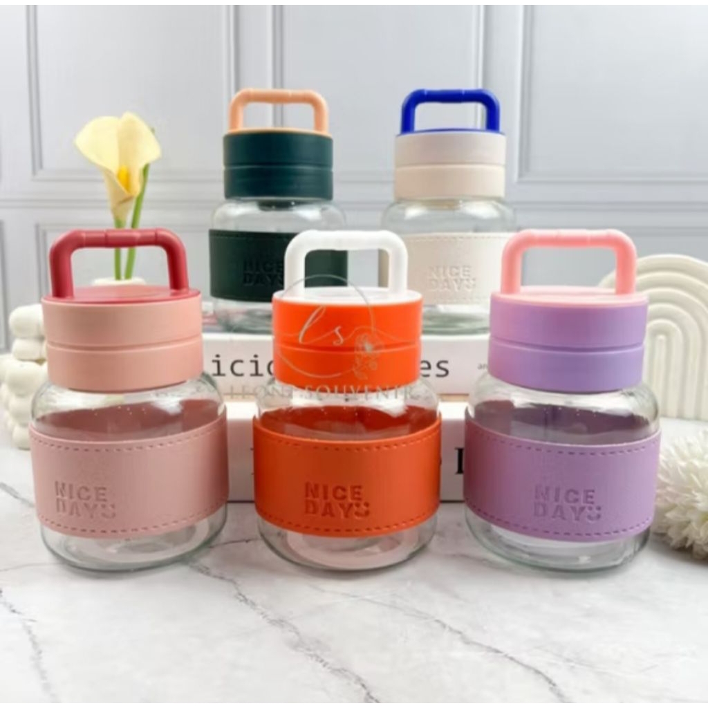 botol kaca Nice Day tenteng