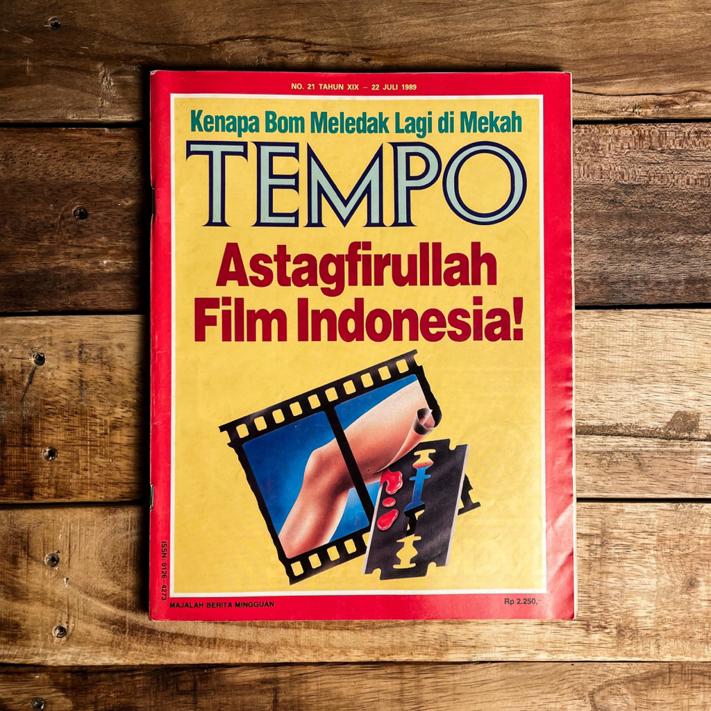 Majalah Berita Mingguan Tempo No. 21 Tahun XIX 22 Juli 1989 Astaghfirullah Film Indonesia | Kenapa B