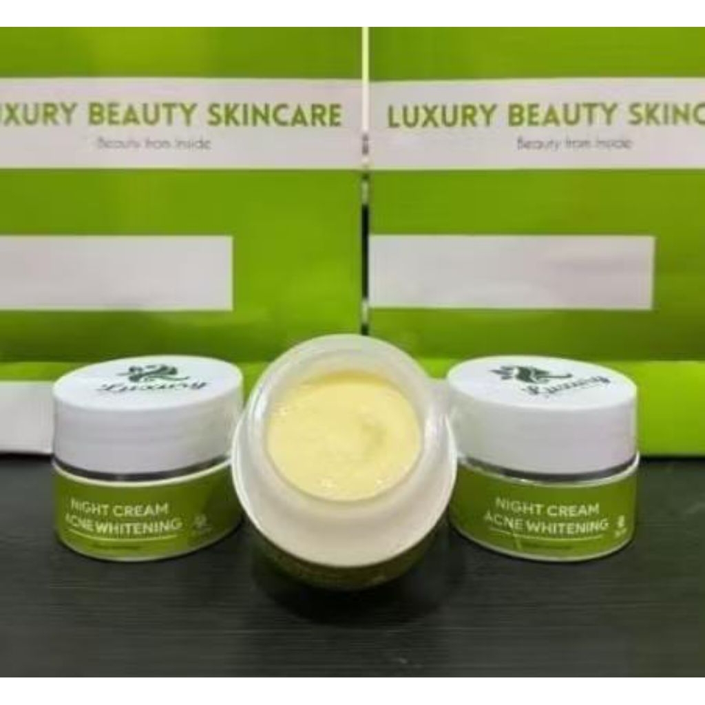 NIGHT OPTIMAL ACNE / NIGHT CREAM OPTIMAL ACNE WHITENING LUXURY BEAUTY SKINCARE