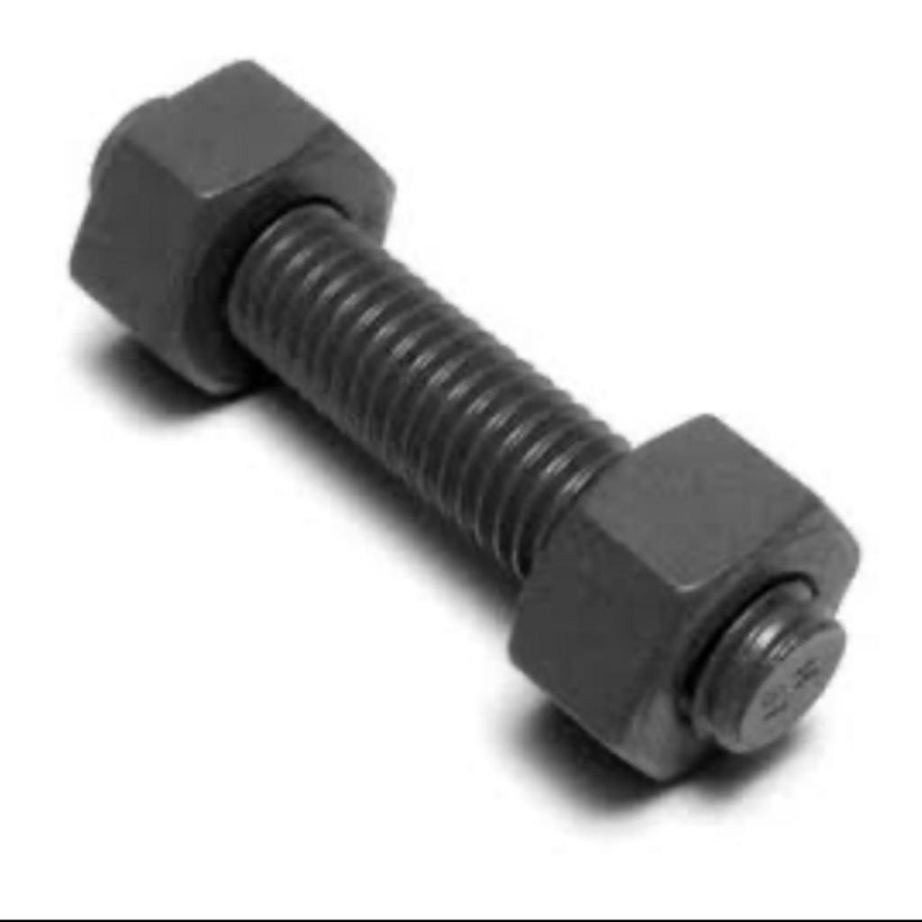 Studbolt B7 + Nut 2H ( 3/4 x 4 ) 100 mm / ( M20 x 4" ) M18 x 100 mili