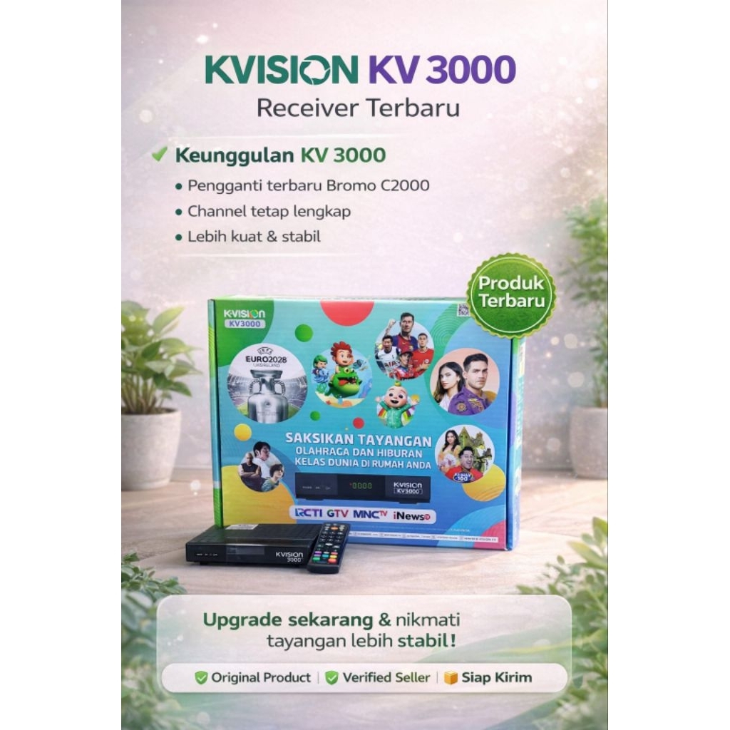 RECEIVER PARABOLA KV3000 / C2000 HYBRID C BAND KU BAND