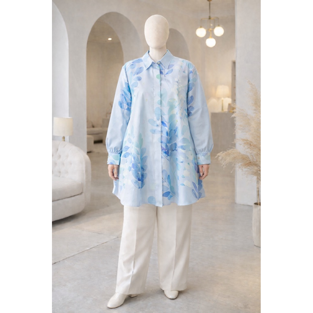 Adisa Tunik Wanita Jumbo Bahan TC Premium Baju Muslimah Stylish, Kekinian & Nyaman