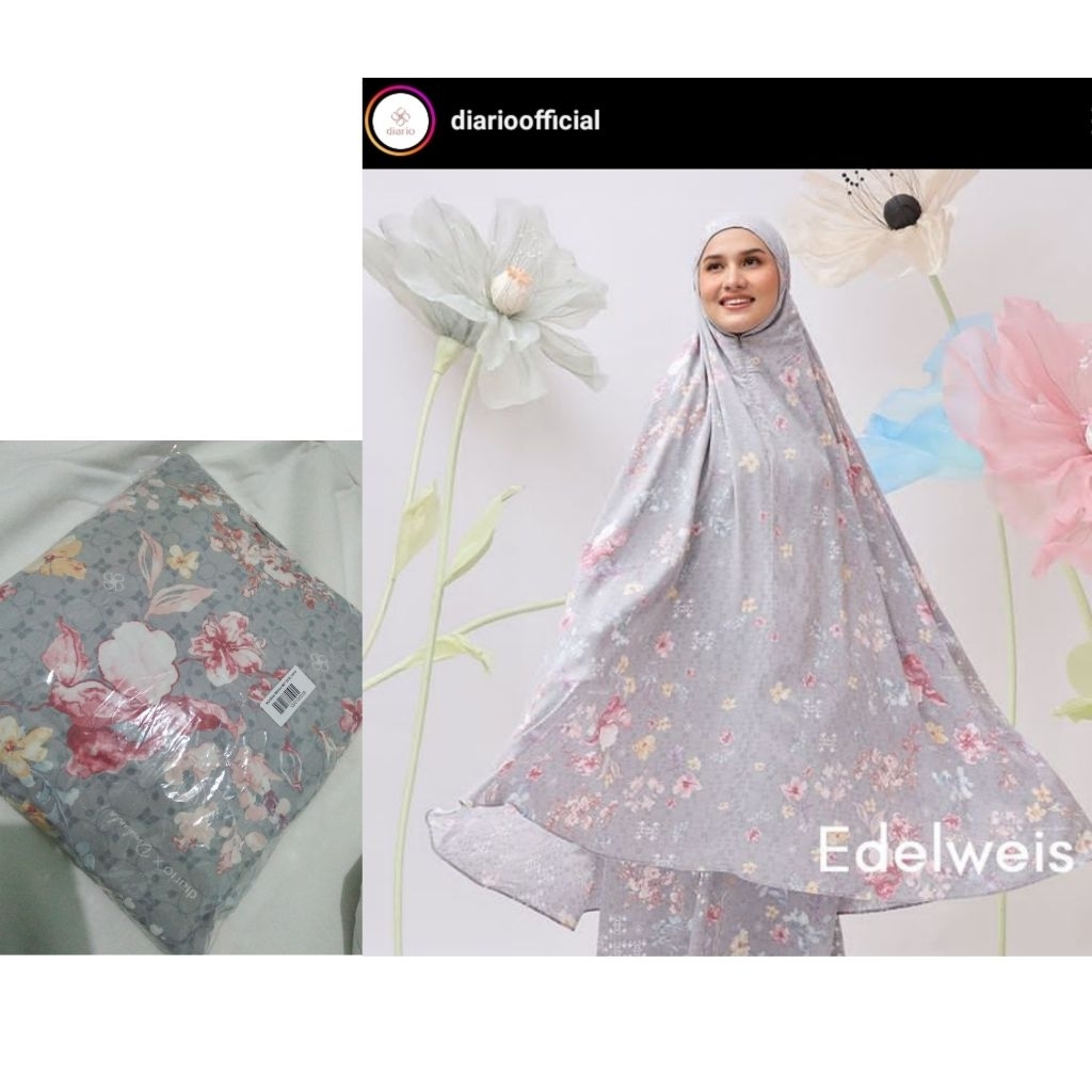 Mukena Rekah Set Diario X Dwihanda ||Preloved||