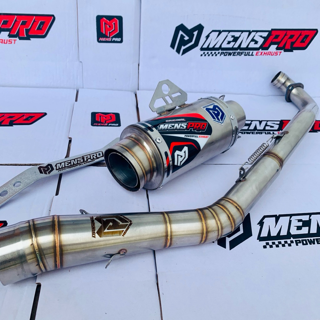 Mens pro Original Knalpot GTX pemasangan standrt Jupiter z Robot Vega R ZR Karisma Supra Blade Revo 