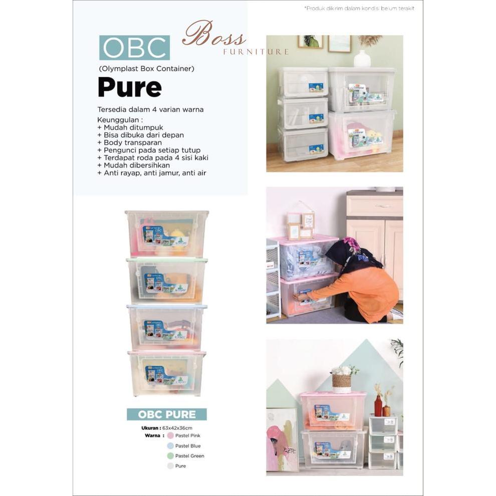 ASLI Lemari Plastik Olymplast OBC Olymplast Box Container Rak Serbaguna READY STOCK