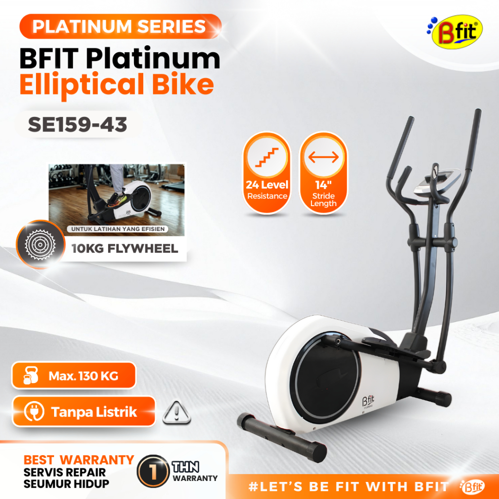 BFIT Platinum Elliptical Bike SE159-43