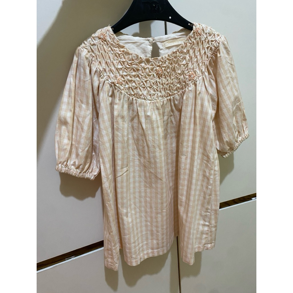PRELOVED Gingersnaps Smocked Dress 2y @220