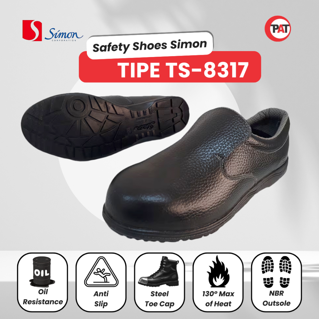 SIMON TS8317 Sepatu Safety Shoes Simon Type TS-8317 Sepatu Boots Simon Original