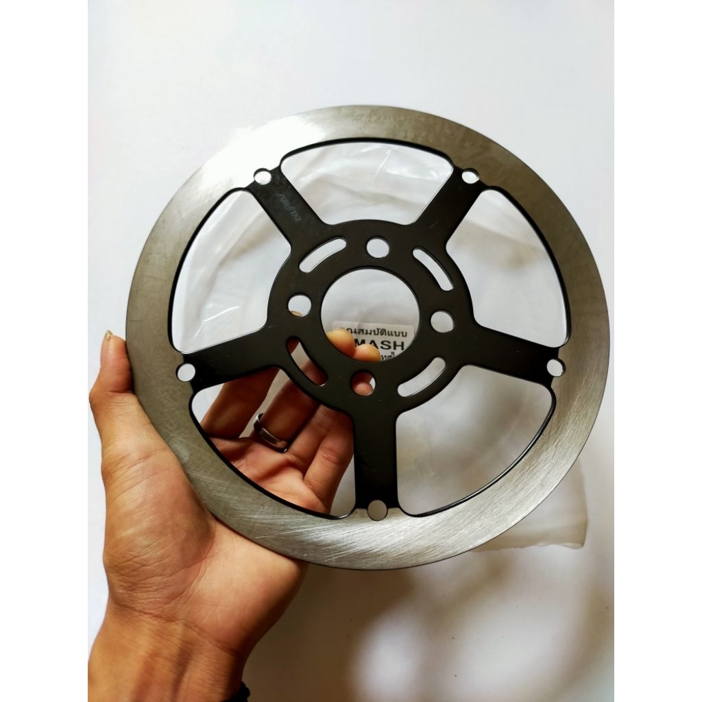 ams Disc Piringan Cakram Buta 220mm Lubang 4 Motor SMASH Cakram Bubut Buta 220mm