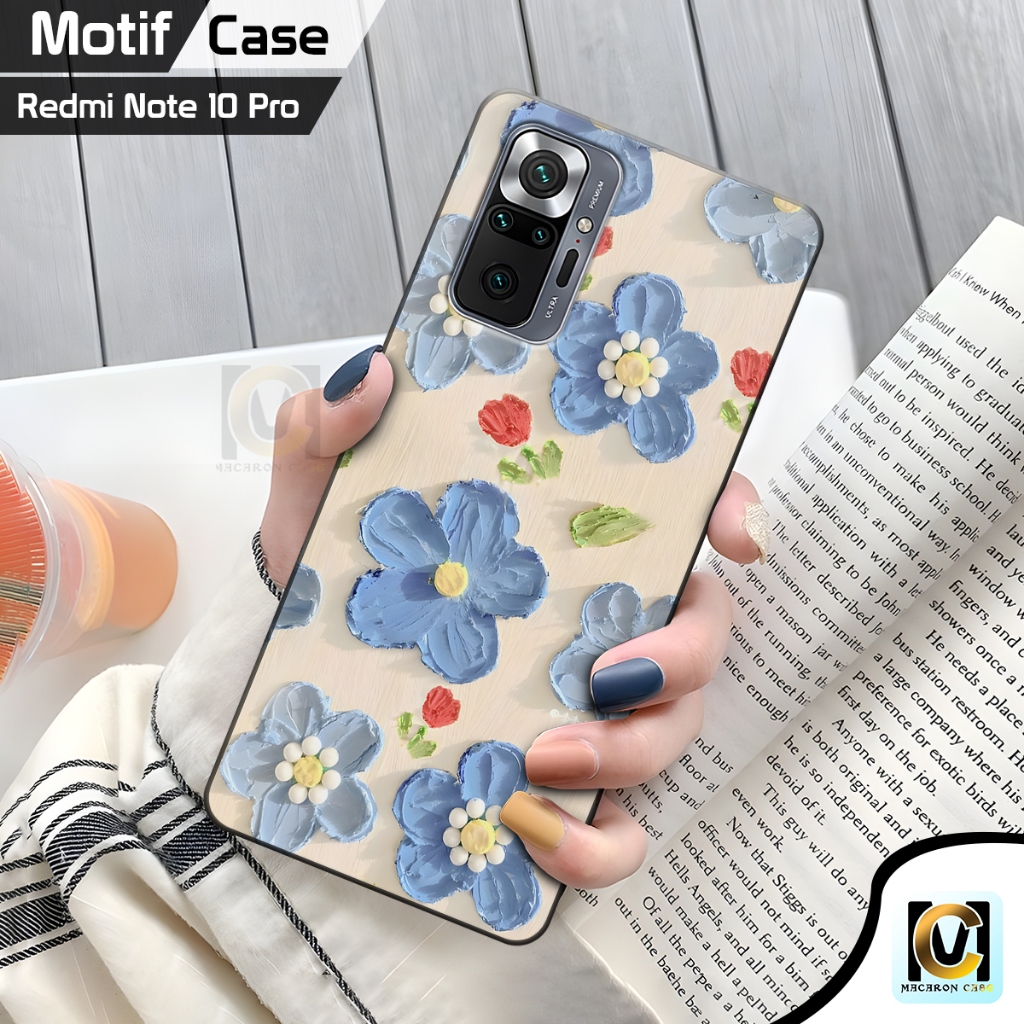 CASE REDMI NOTE 10 PRO MOTIF Bunga SILIKON CASING PELINDUNG HP XIAOMI REDMI NOTE 10 PRO TERBARU SOFT