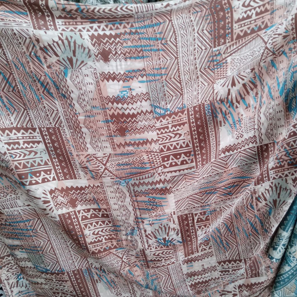 KAIN ARMANI SILK MOTIF ABSTRAK PREMIUM -ARMANI SATEN SILK HARGA/0,5M