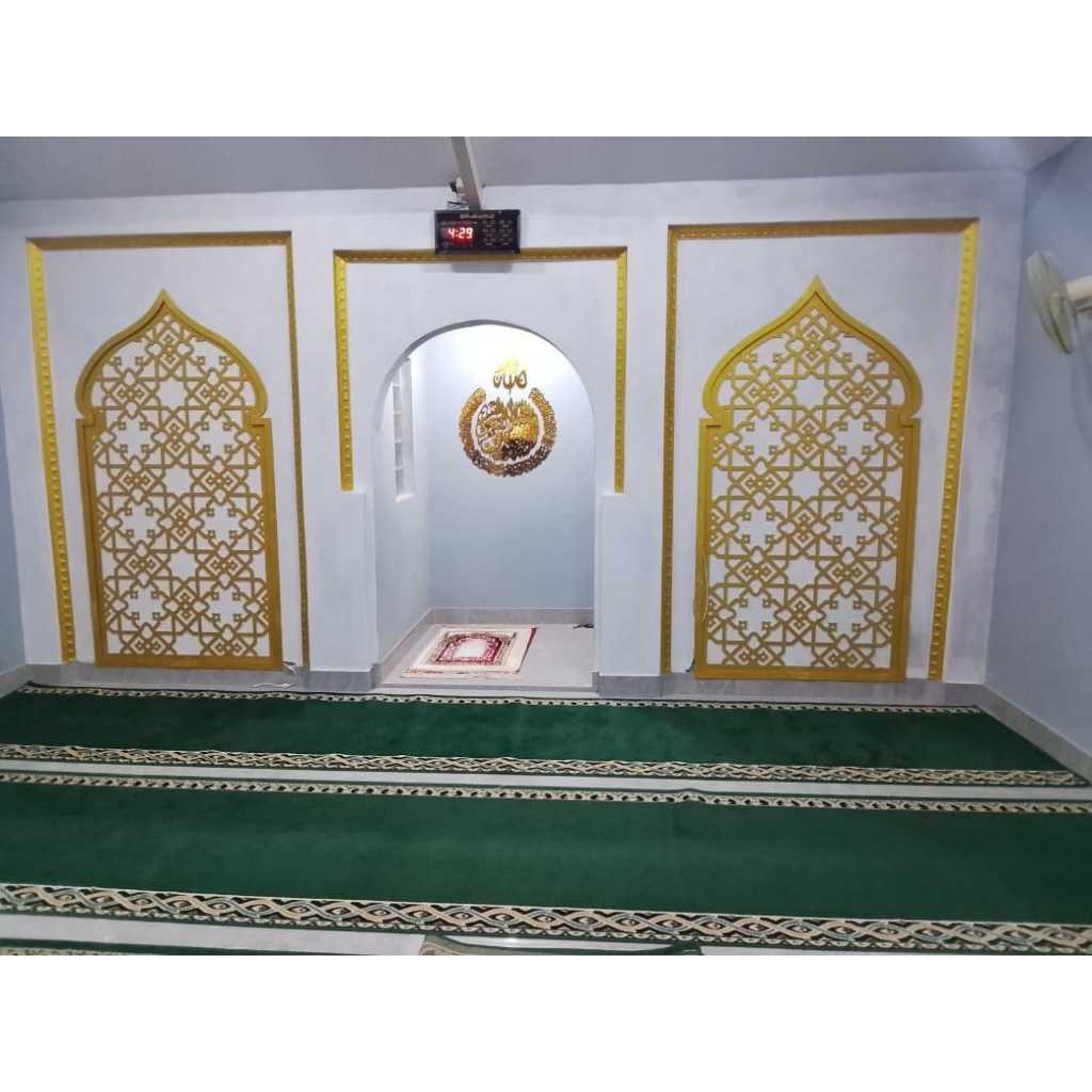 Mihrab GRC Ukiran Kaligrafi Menteng