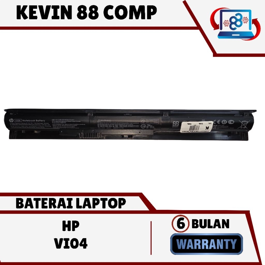 Baterai Laptop HP VI04 HP Envy 14-K010USHP Envy 14T-U000HP Envy 14T-U100HP Envy 14-U000HP Envy 14-v0