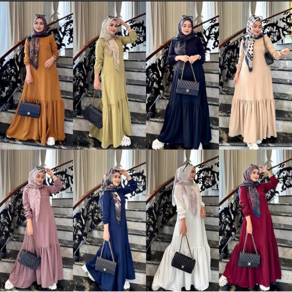 Ella Dress by Journey Scarves Gamis Wanita Zara Twil | Dress Muslimah Elegan Daily & Formal