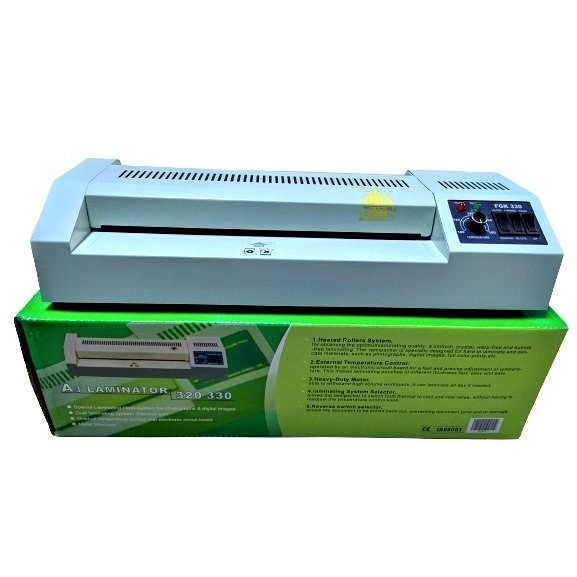 Mesin Laminating A3 FGK 330 / TOPAS 330 / A3 8309 Laminator Laminasi Lapis Bungkus KTP, Dokumen, PVC