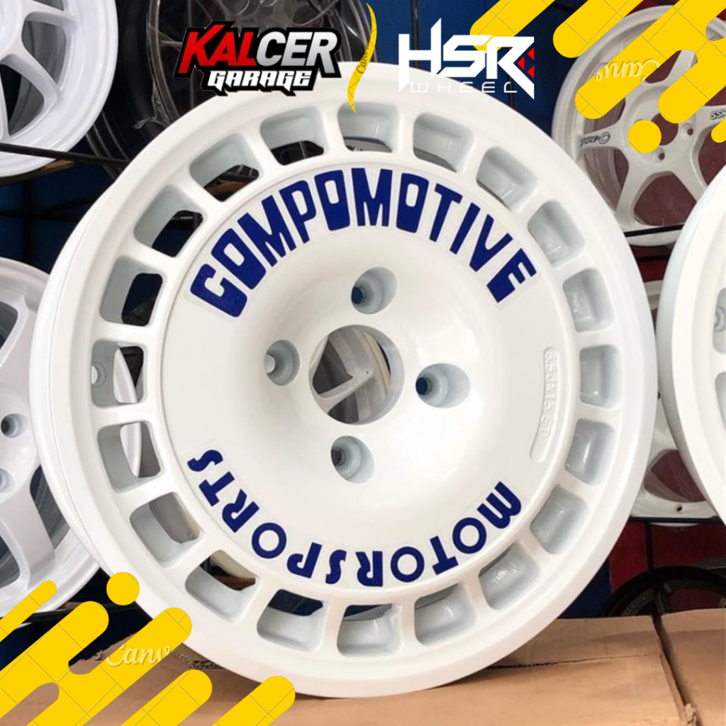 VELG RALLY R15 TYPE RL COMPOMOTIVE PCD 4X114,4 LEBAR 6,5 ET 40