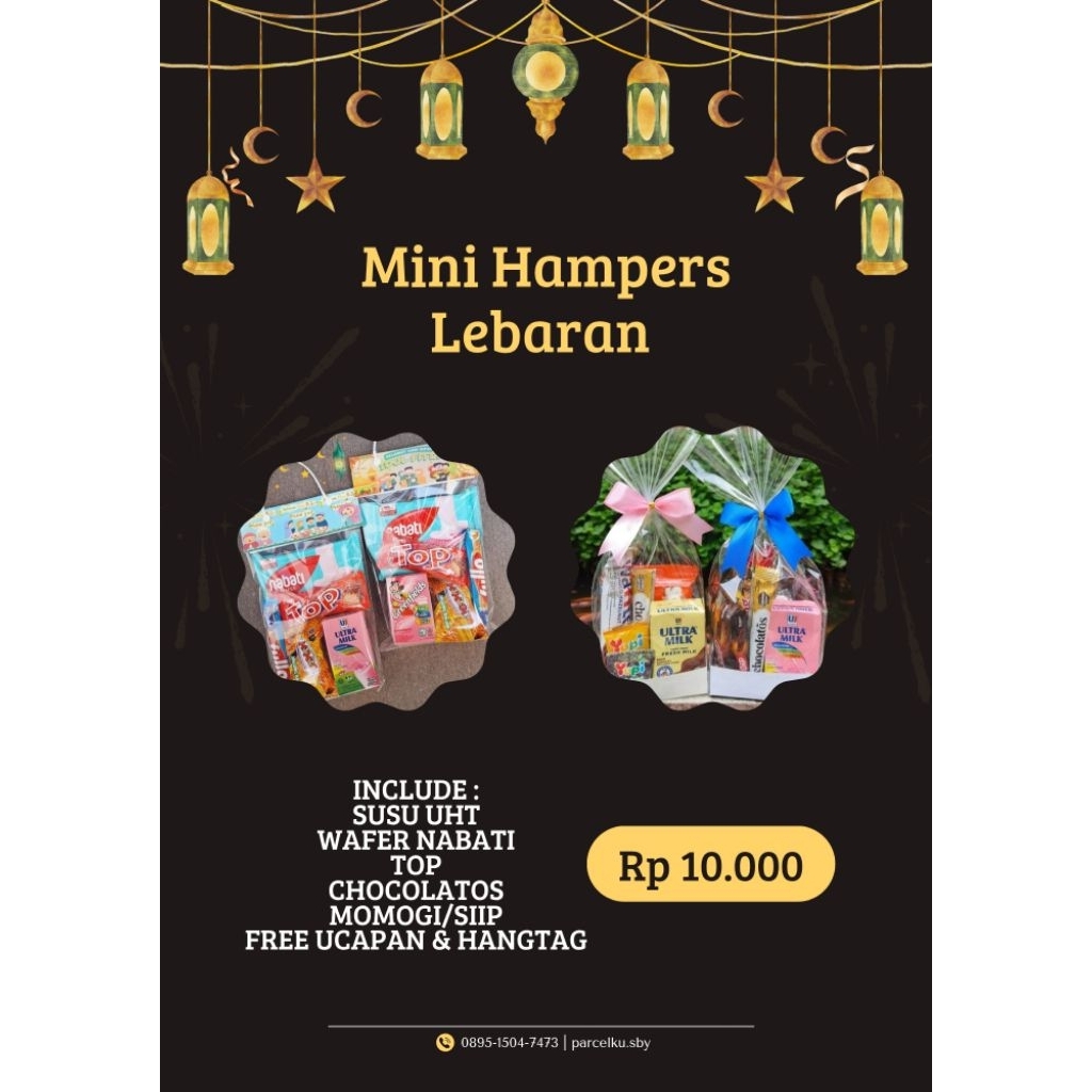 Mini Hampers Snack Lebaran / Mini Parcel Snack Lebaran