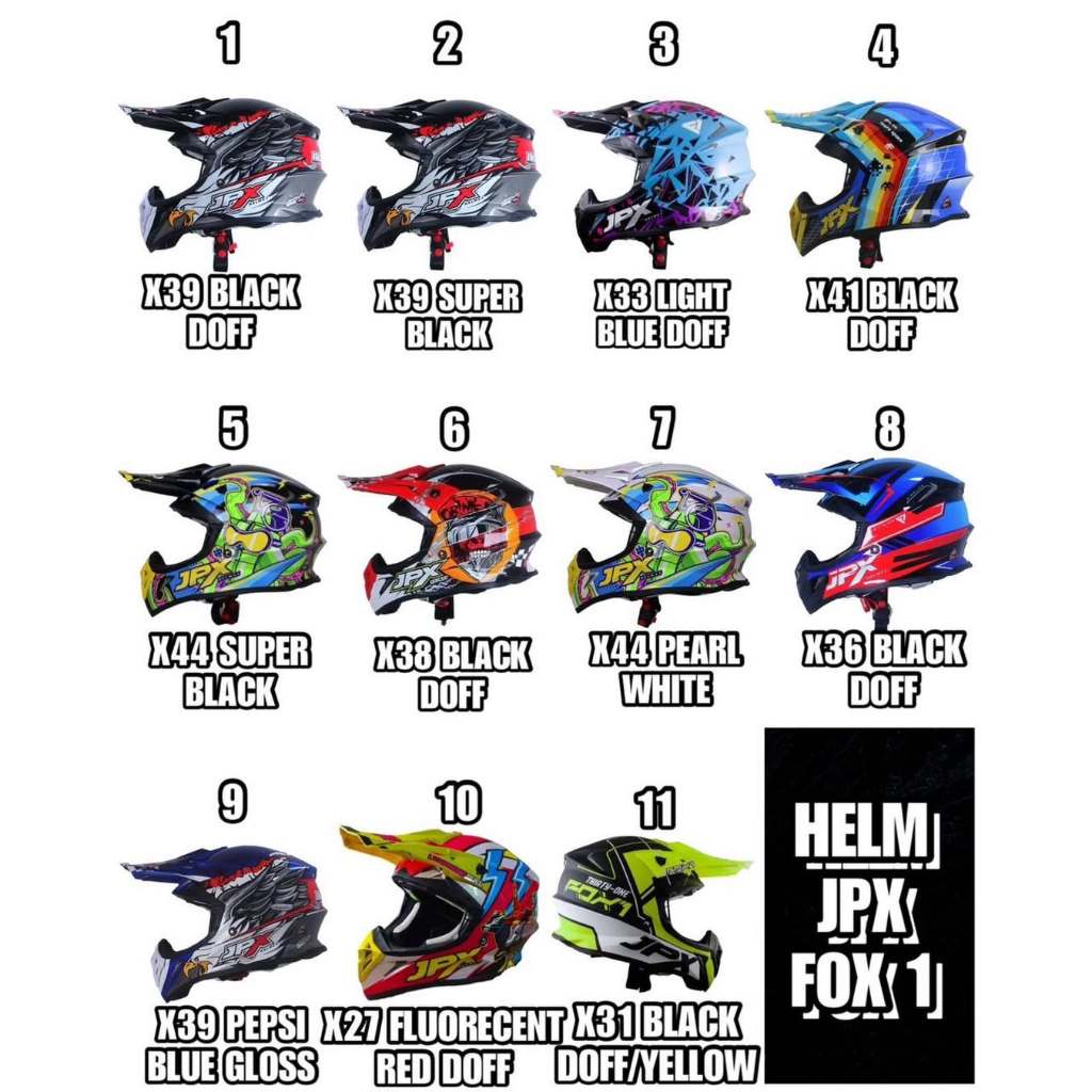 Helm Trail JPX Fox 1 Original