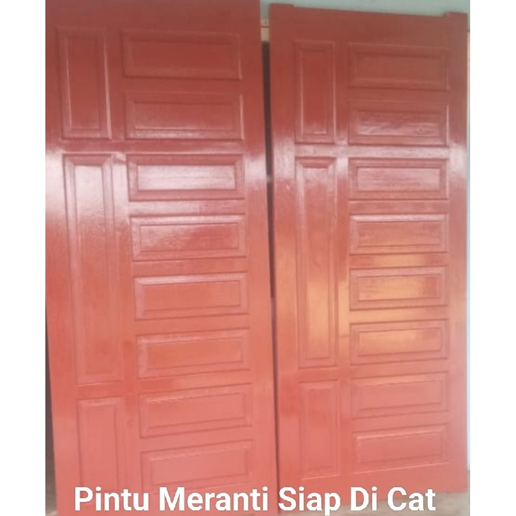Pintu Minimalis Jenis Kayu Meranti Pintu Depan