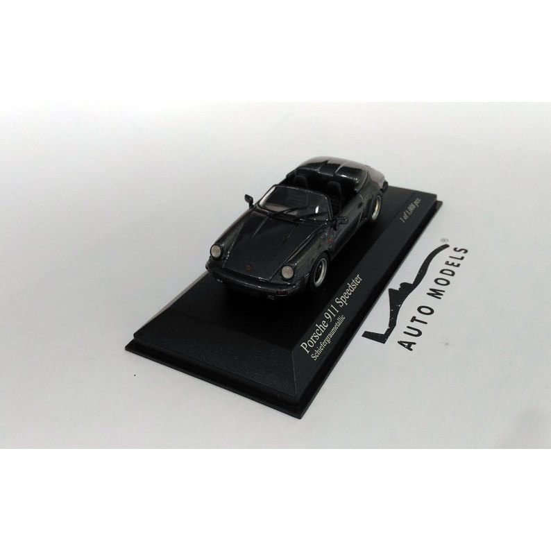 Minichamps Porsche 911 Speedster 1988 Grey Metallic