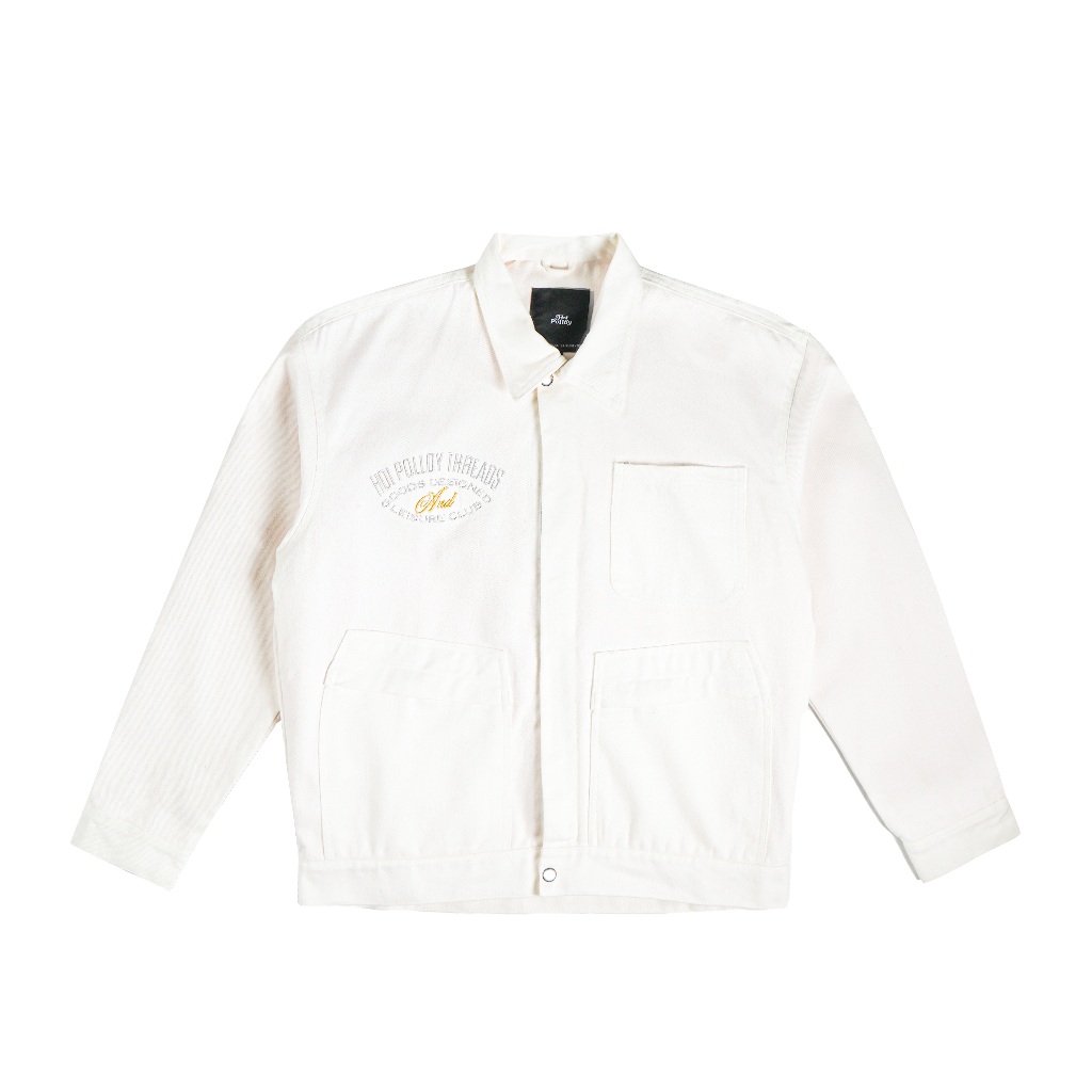 Hoi Polloy - Jacket - Shaw Denim (White)