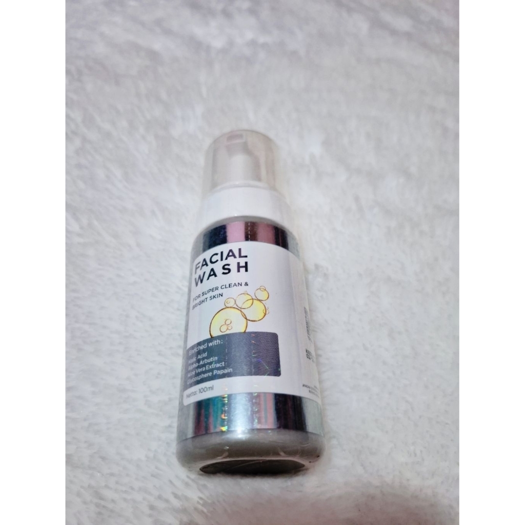 MS Glow Facial Wash (Masih Segel) Super Clean & Bright Skin