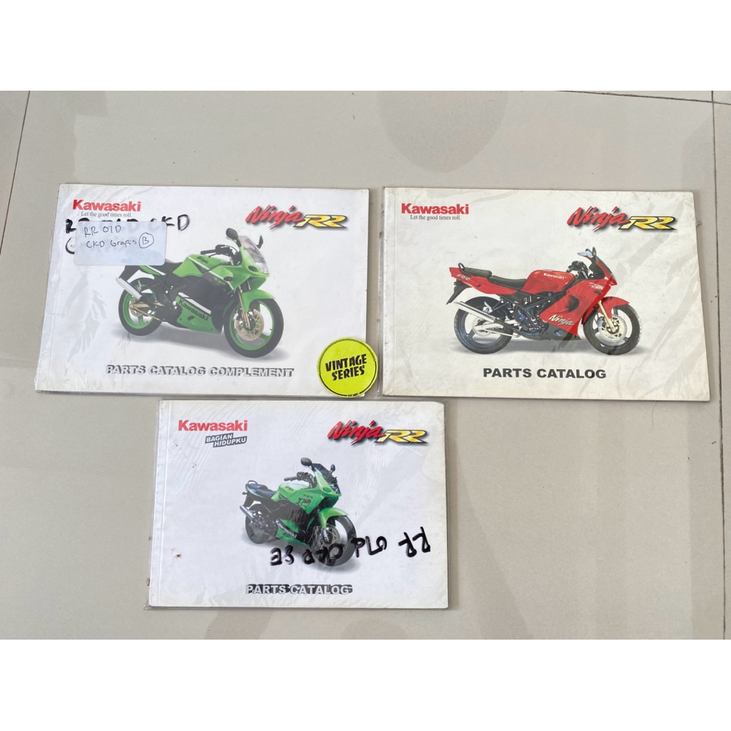 BUKU PART CATALOG KATALOG NINJA RR OLD ORIGINAL KAWASAKI