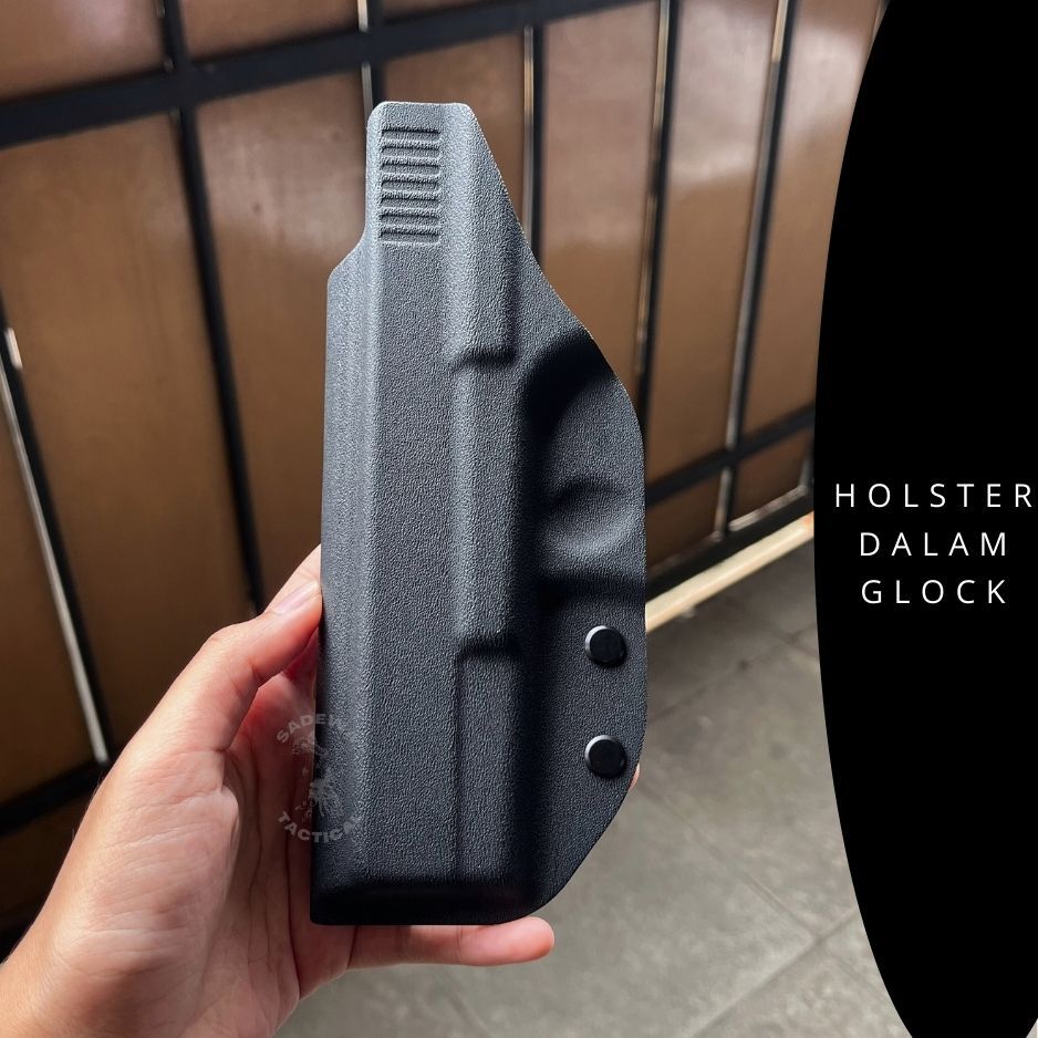 Holster dalam glock hs / Holster dalam hs / Sarung Pistol Ultimate Kydex IWB Glock/ Holster Kydex IW
