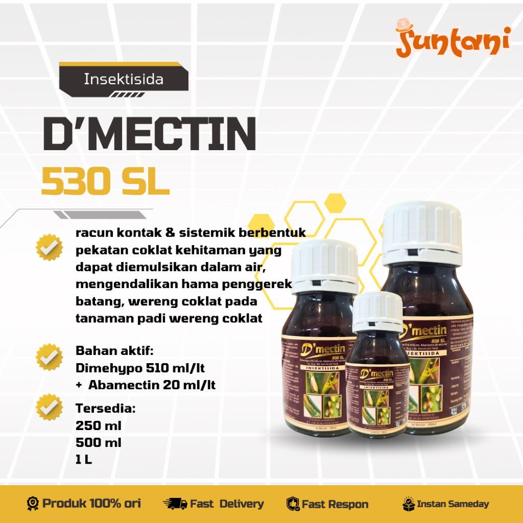 INSEKTISIDA D'MECTIN 530 SL 1 LITER