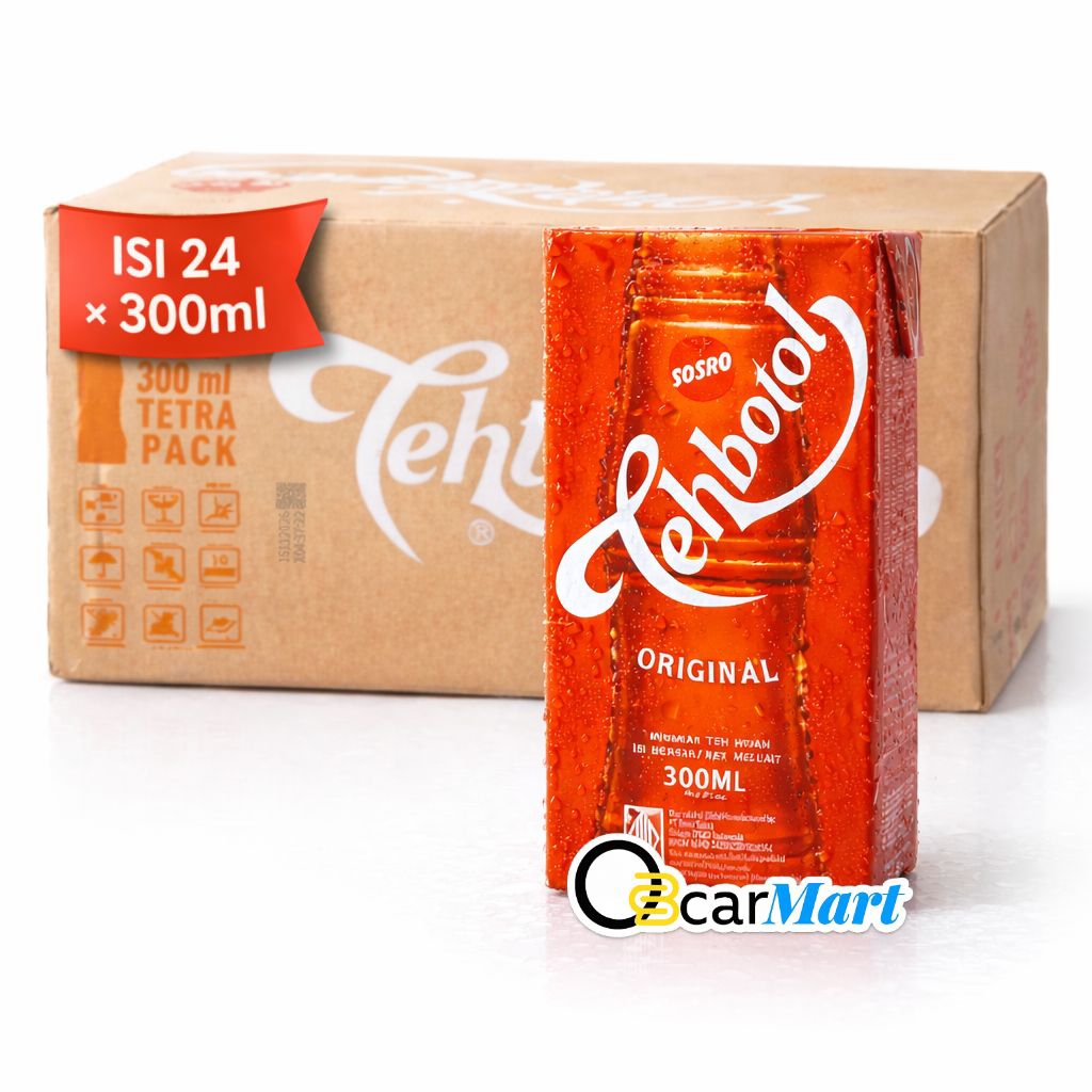 Teh Botol Sosro Kotak 1 Dus BESAR 300ml Original Murah