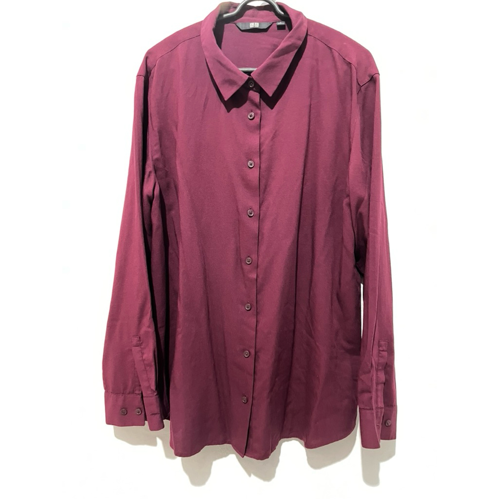 UNIQLO KEMEJA WANITA RAYON (PRELOVED)