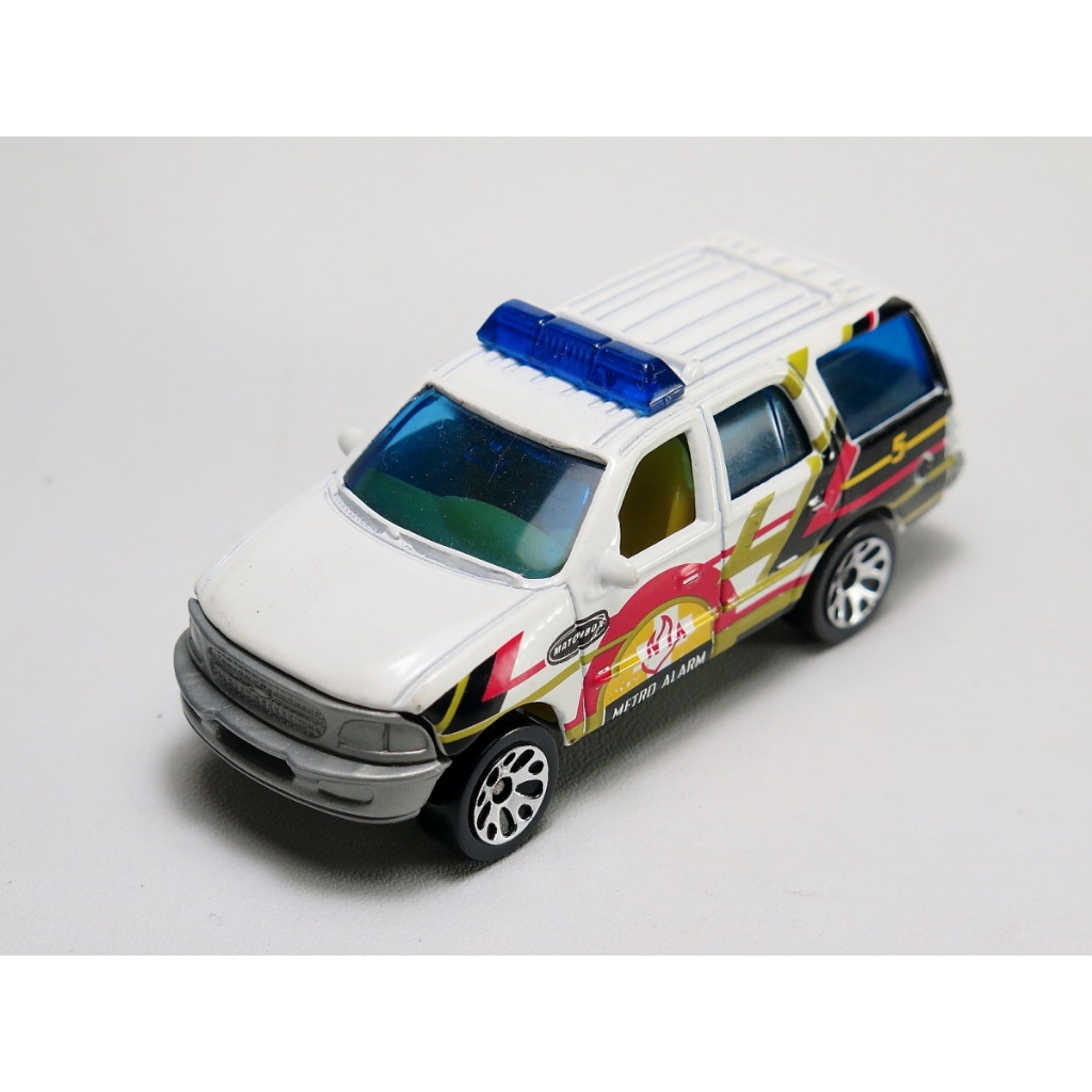 Matchbox loose Ford Expedition - Metro Alarm - Putih