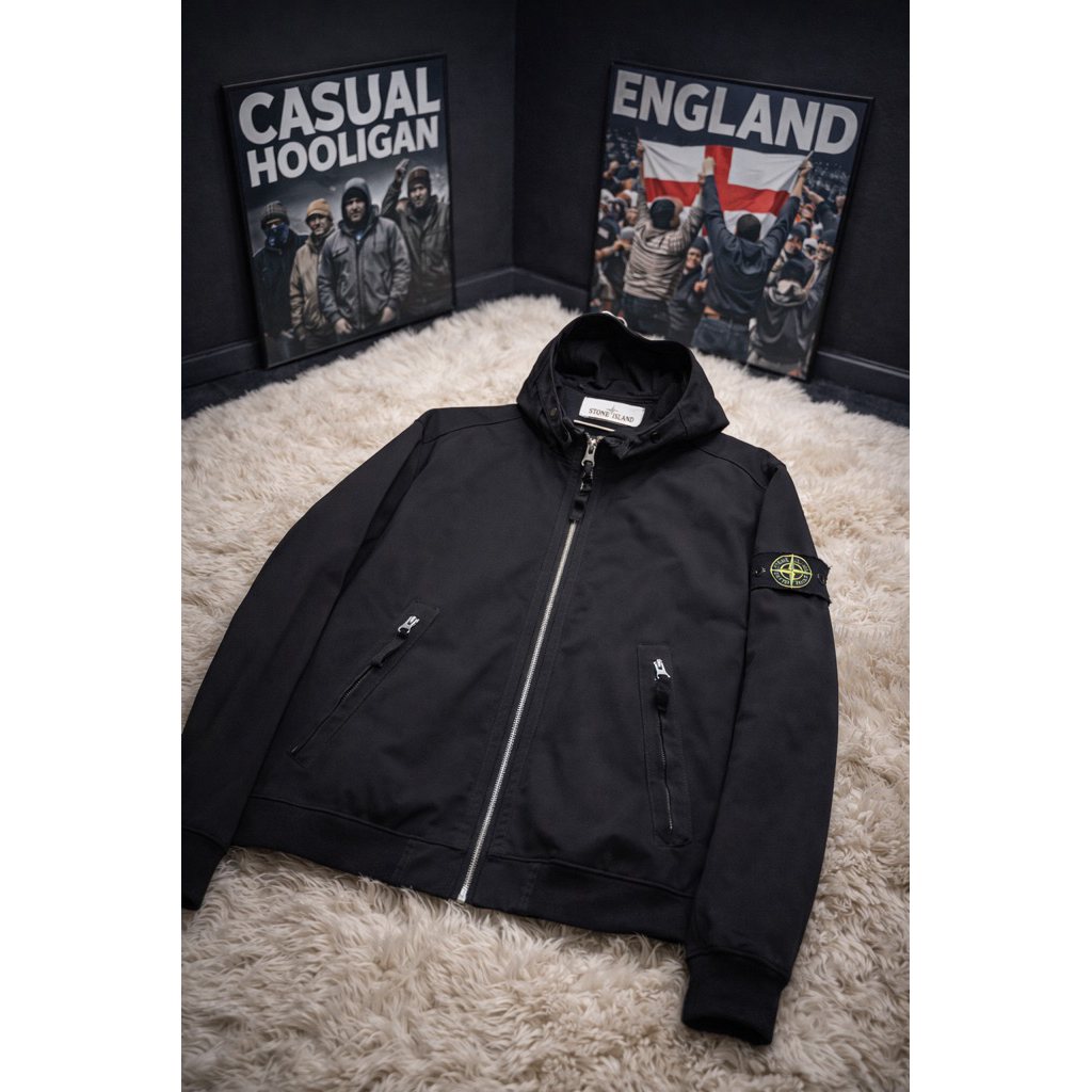 Stone Island zipped hoodie SOFT SHELL-R