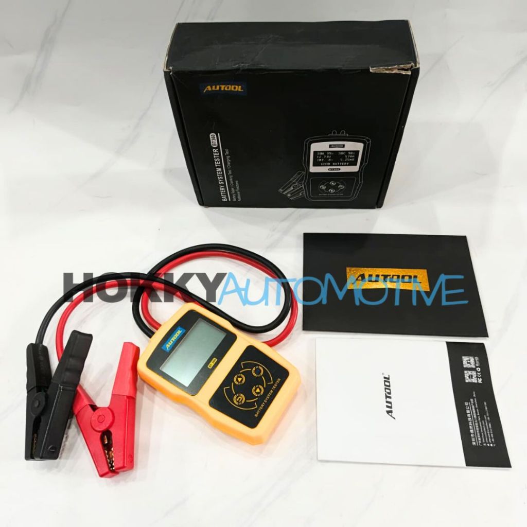 AUTOOL BT 360 12 volt battery tester analyzer baterai accu / battery load tester