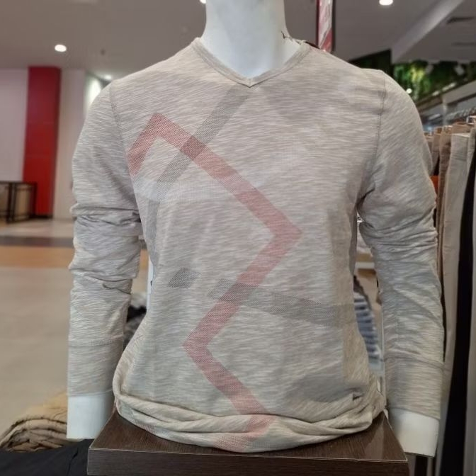 WATCHOUT CASUAL kaos pria lengan panjang wk200280809 khaki