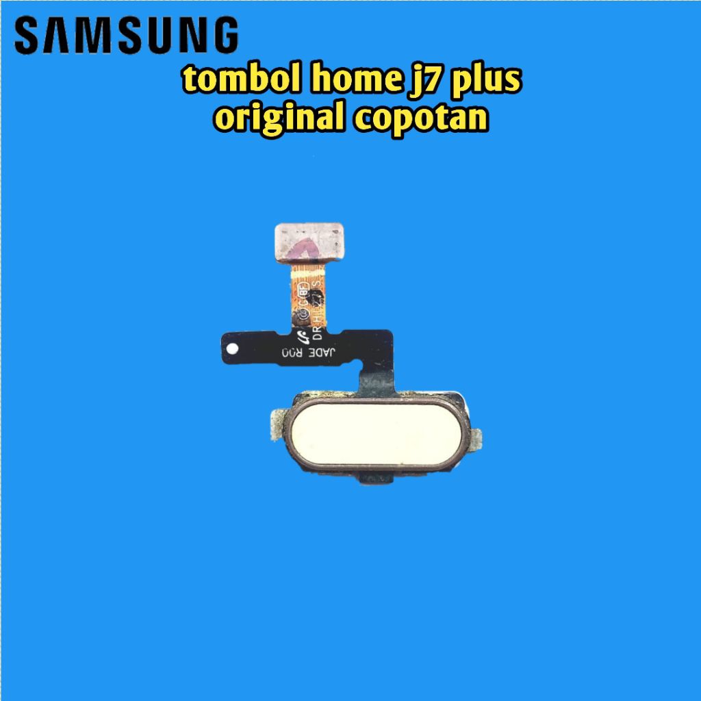 tombol home samsung j7 plus original copotan
