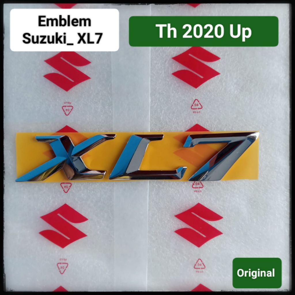 Emblem XL7 Tulisan XL7 Chrome Emblem Bagasi Suzuki XL7 Original
