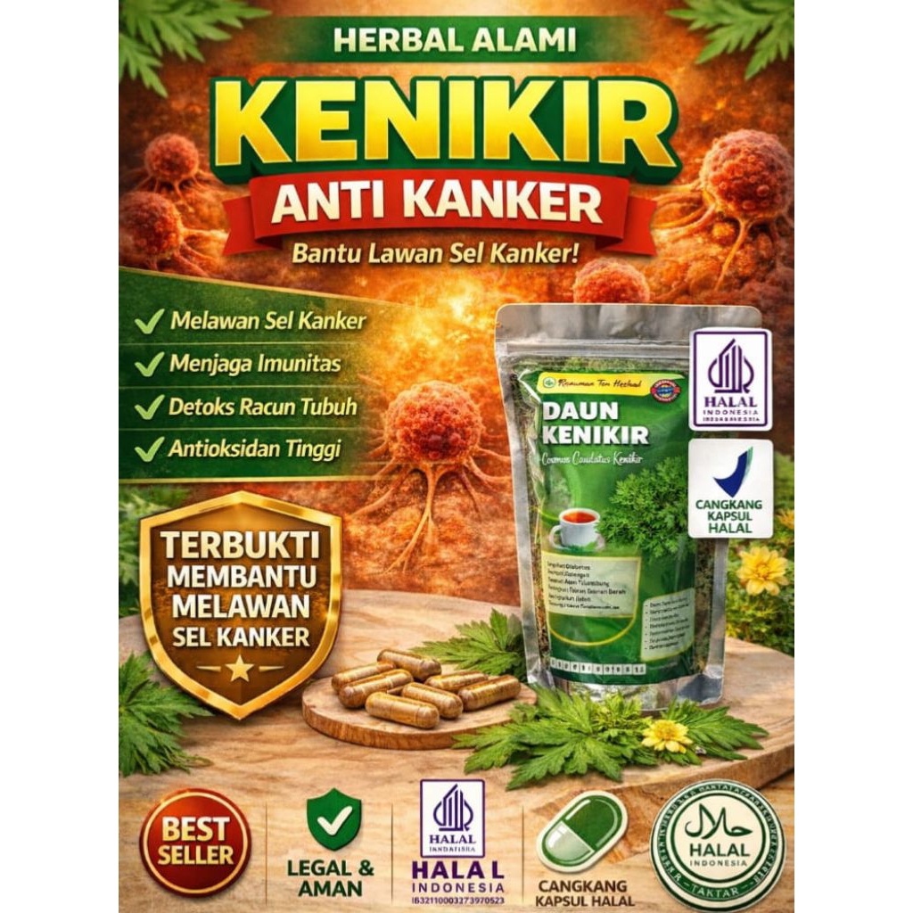 Teh Daun Kenikir Kering Premium 500gr
