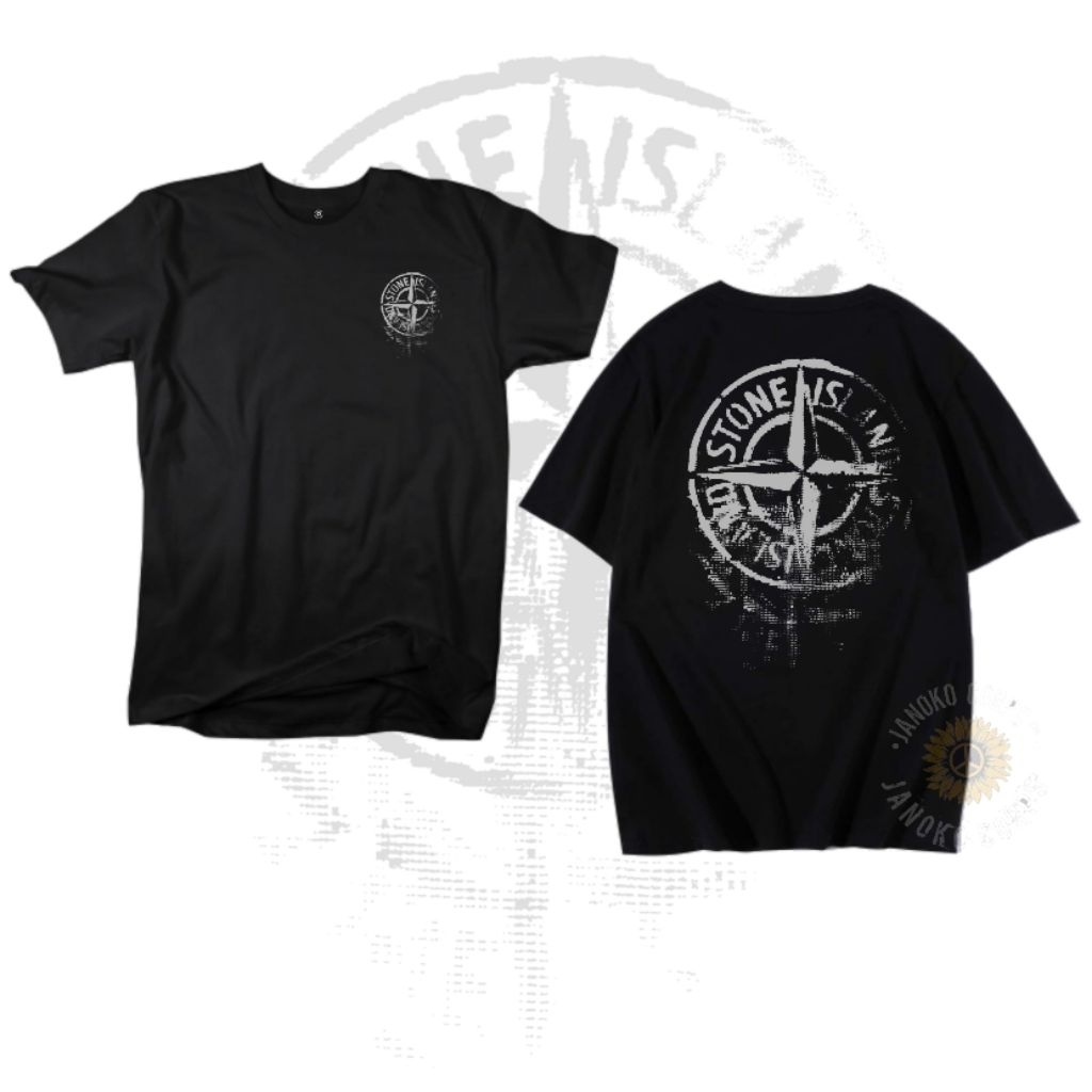 KAOS BAJU TSHIRT CASUAL FOOTBALL STONE ISLAND