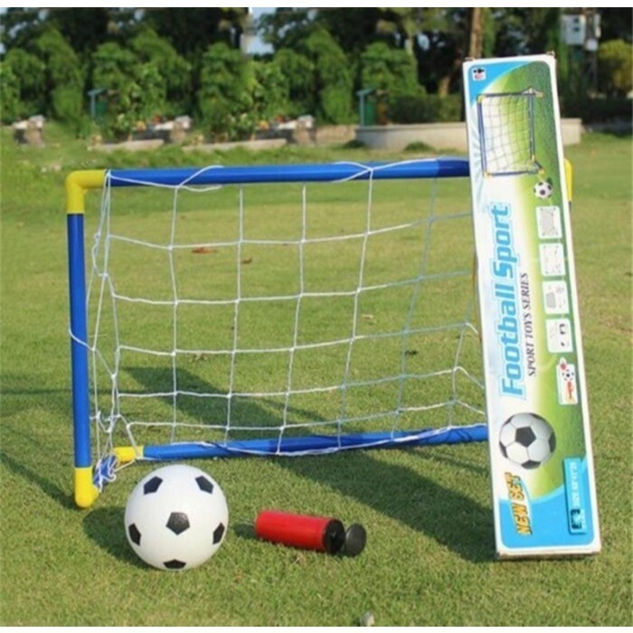Mainan Gawang Anak Football Sport Bola Mini Gawang Mini Portable Untuk Si Kecil Free Pompa + Bola