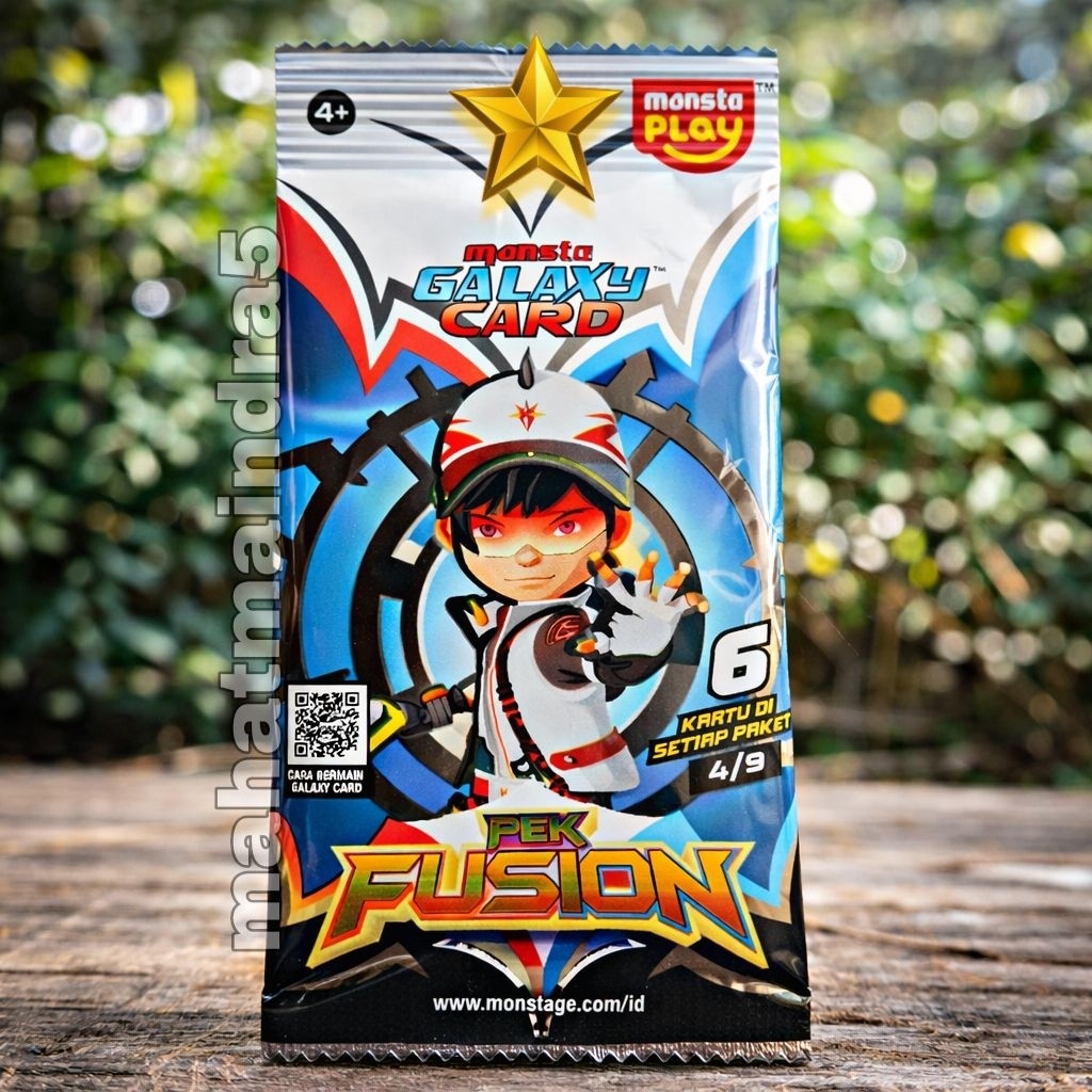 Monsta galaxy card boboiboy pek fusion supra 4/9 gold/emas