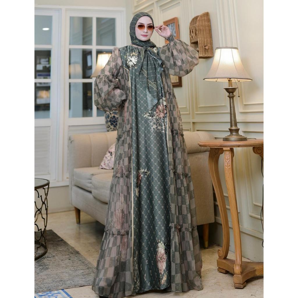 GRACE SERIES BY YODIZEIN / GAMIS SET SCAR / GAMIS LEBARAN TERBARU / DRESS MUSLIMAH / GAMIS YODIZEIN