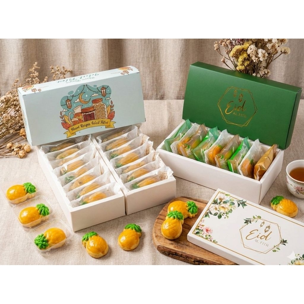Nastar Nanas / Nastar Cetak Nanas / Nastar Bentuk Nanas / Nastar Taiwan (Isi 9)
