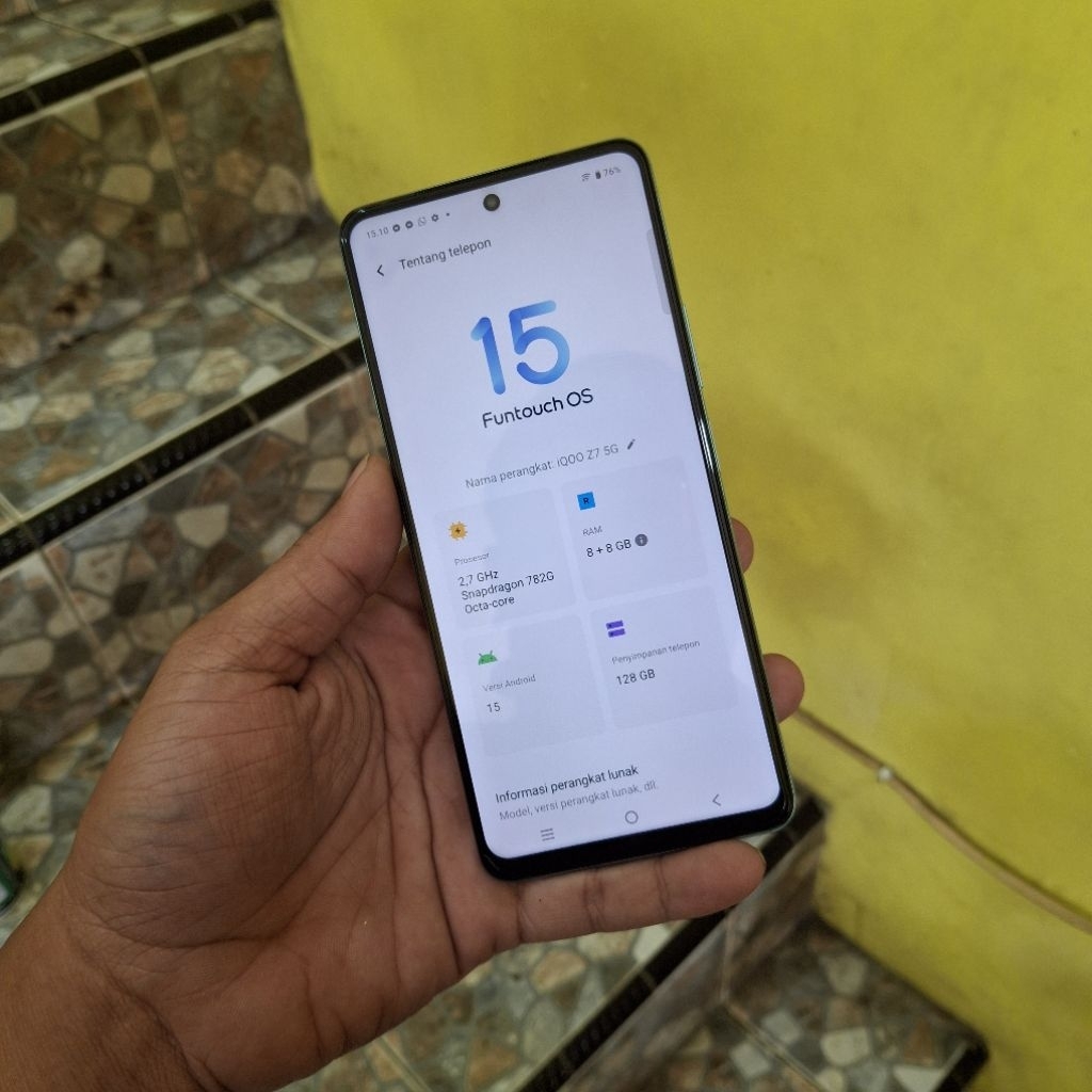 iqoo z7 5g ram 8/128 gb second