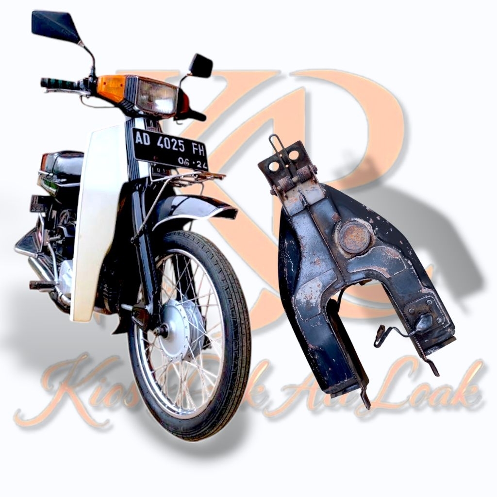 Tanki bensin Yamaha bebek Original Yamaha Bebek V80, V75, V80 SUPER DELUXE untuk Motor Klasik