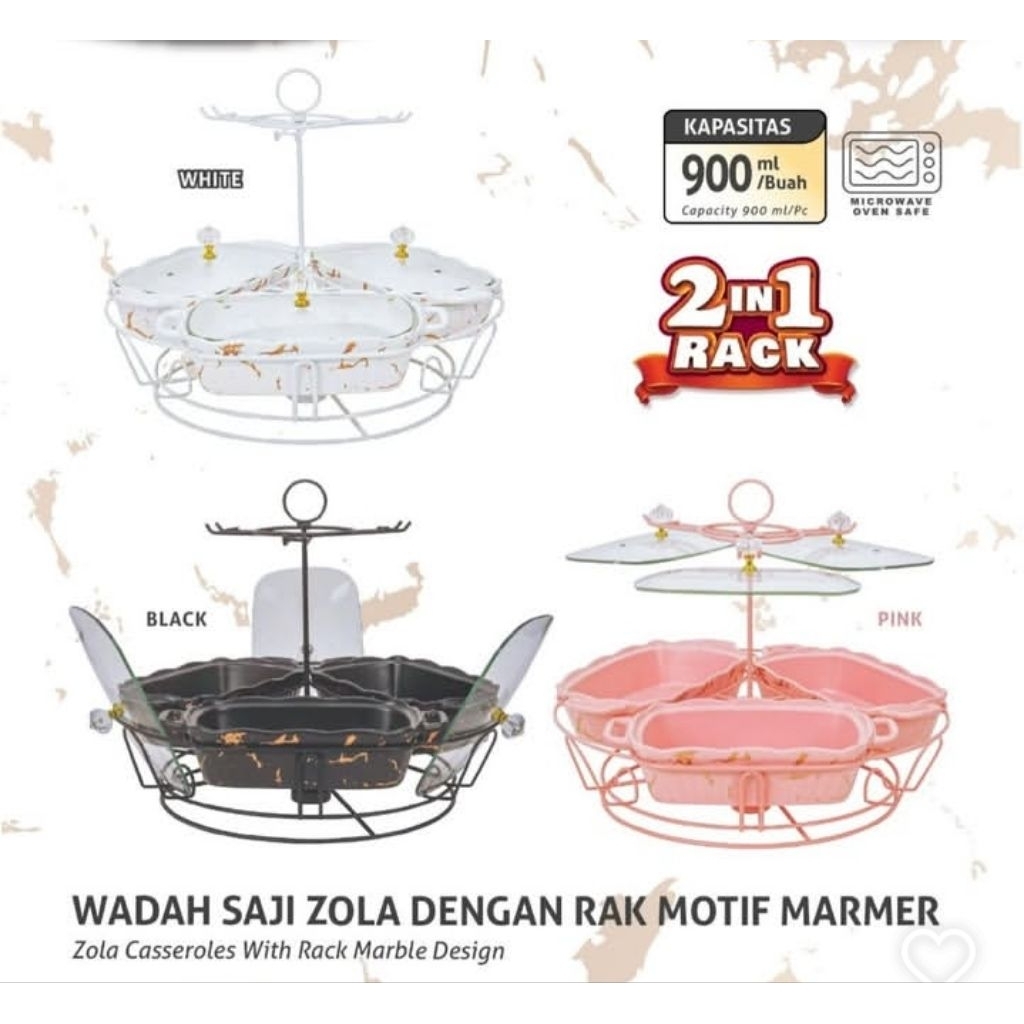 Prasmanan Set Vicenza Zola Marmer BM917