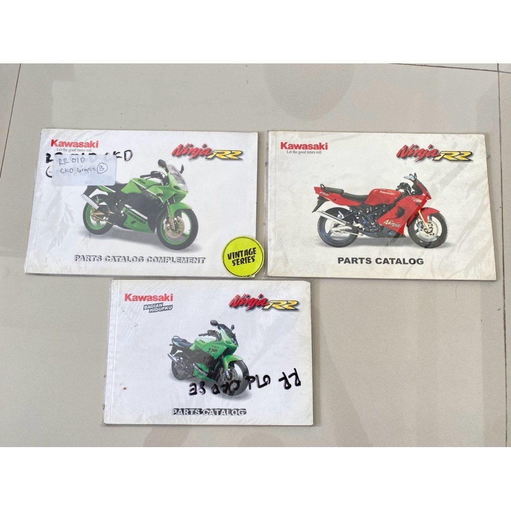 BUKU PART CATALOG KATALOG NINJA RR OLD ORIGINAL KAWASAKI