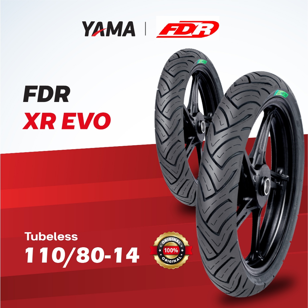 BAN RING 14 LUAR FDR MATIC TUBELESS RING 14 SPORT XR EVO 110 80-14